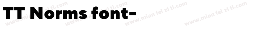TT Norms font字体转换